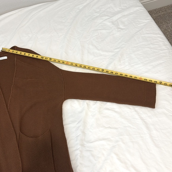 Oak + Fort Cotton Oversized Open Front Cardigan - Small - Picture 10 of 10